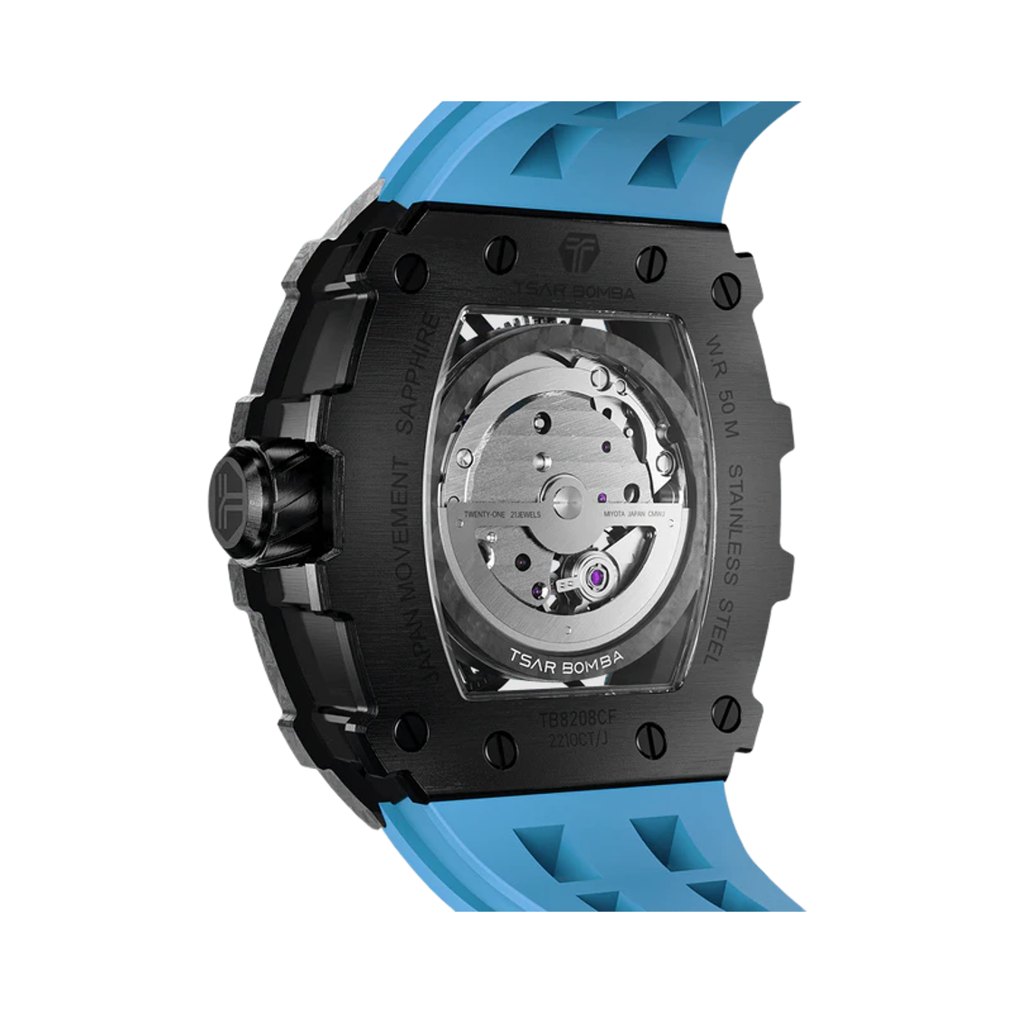 차르봄바 엘리멘탈 카본파이버 오토매틱 TB8208CF-41 패션 블루(Tsar Bomba Elemental Carbon Fiber Automatic TB8208CF-41 Fashion Blue) - 2