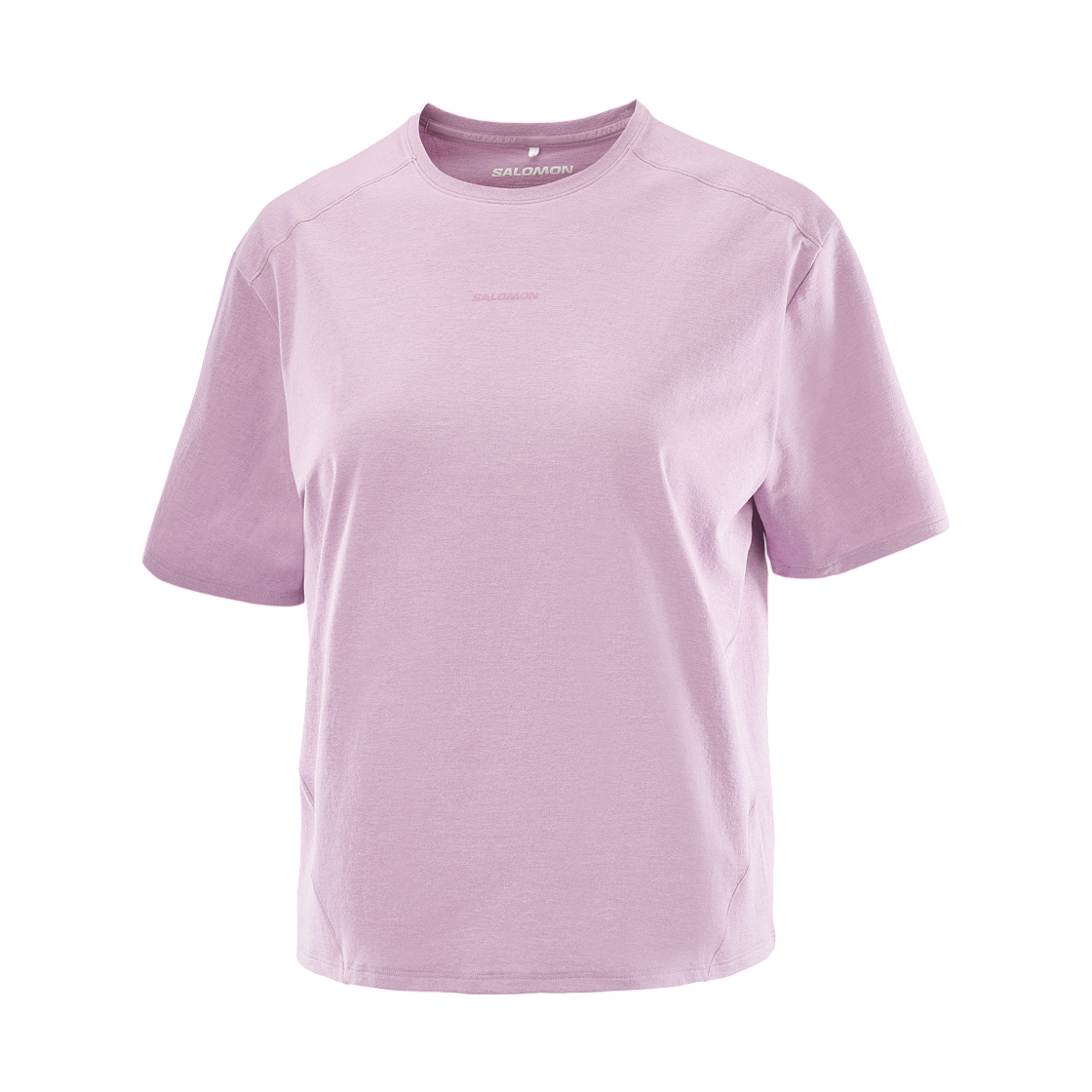 (W) 살로몬 트랙라인 숏슬리브 피그 핑크((W) Salomon Trackline Short Sleeve Fig Pink)