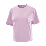 (W) Salomon Trackline Short Sleeve Fig Pink