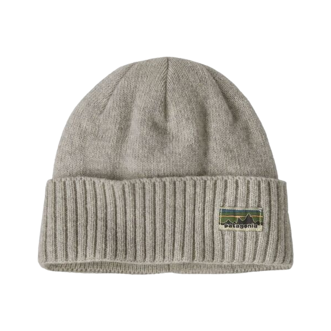 29206 Patagonia Brodeo Beanie OG Legacy Label Crisp Grey