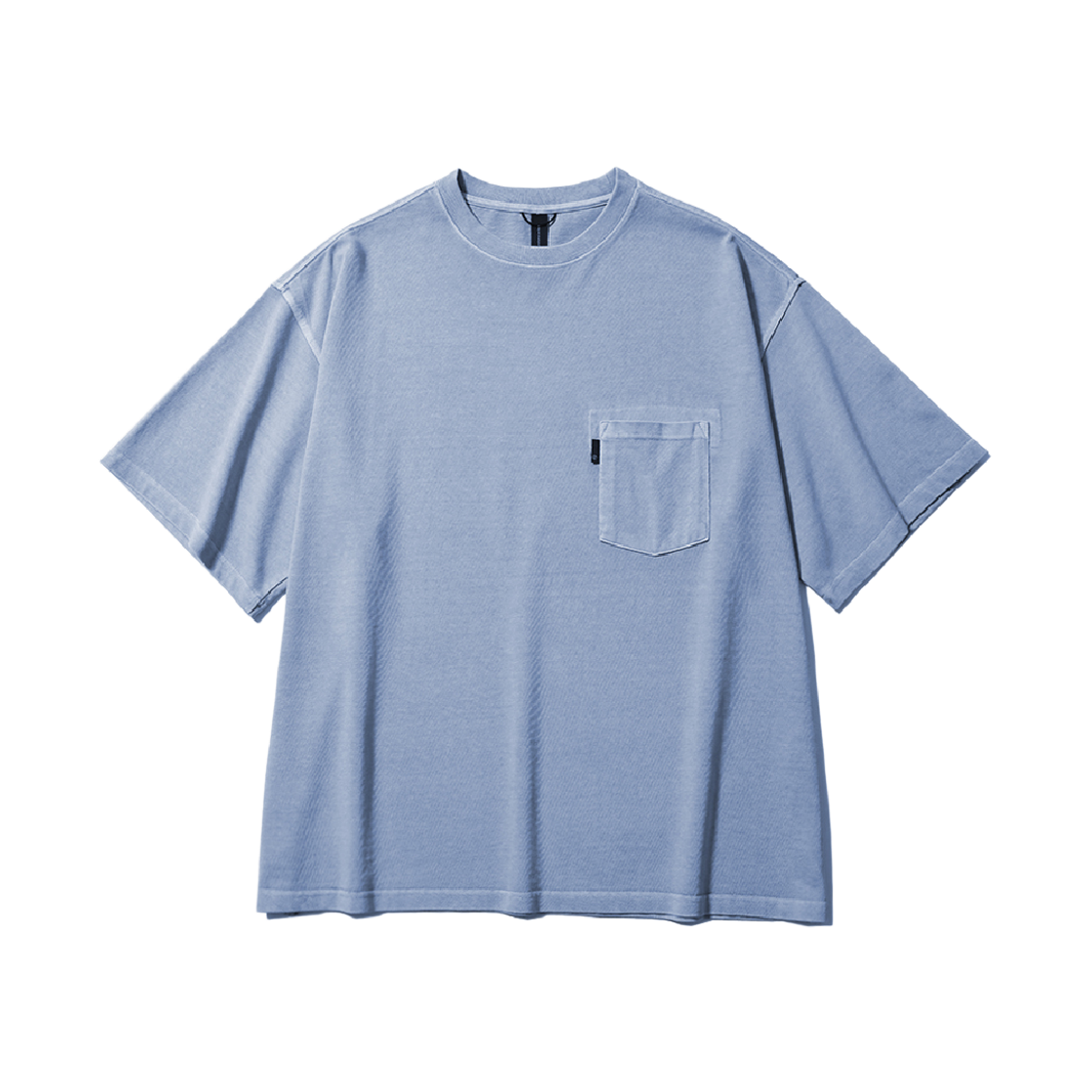[SS26] 모이프 가먼트 다이드 티 다이드 스카이 블루([SS26] moif Garment Dyed H/S Tee Dyed Sky Blue)