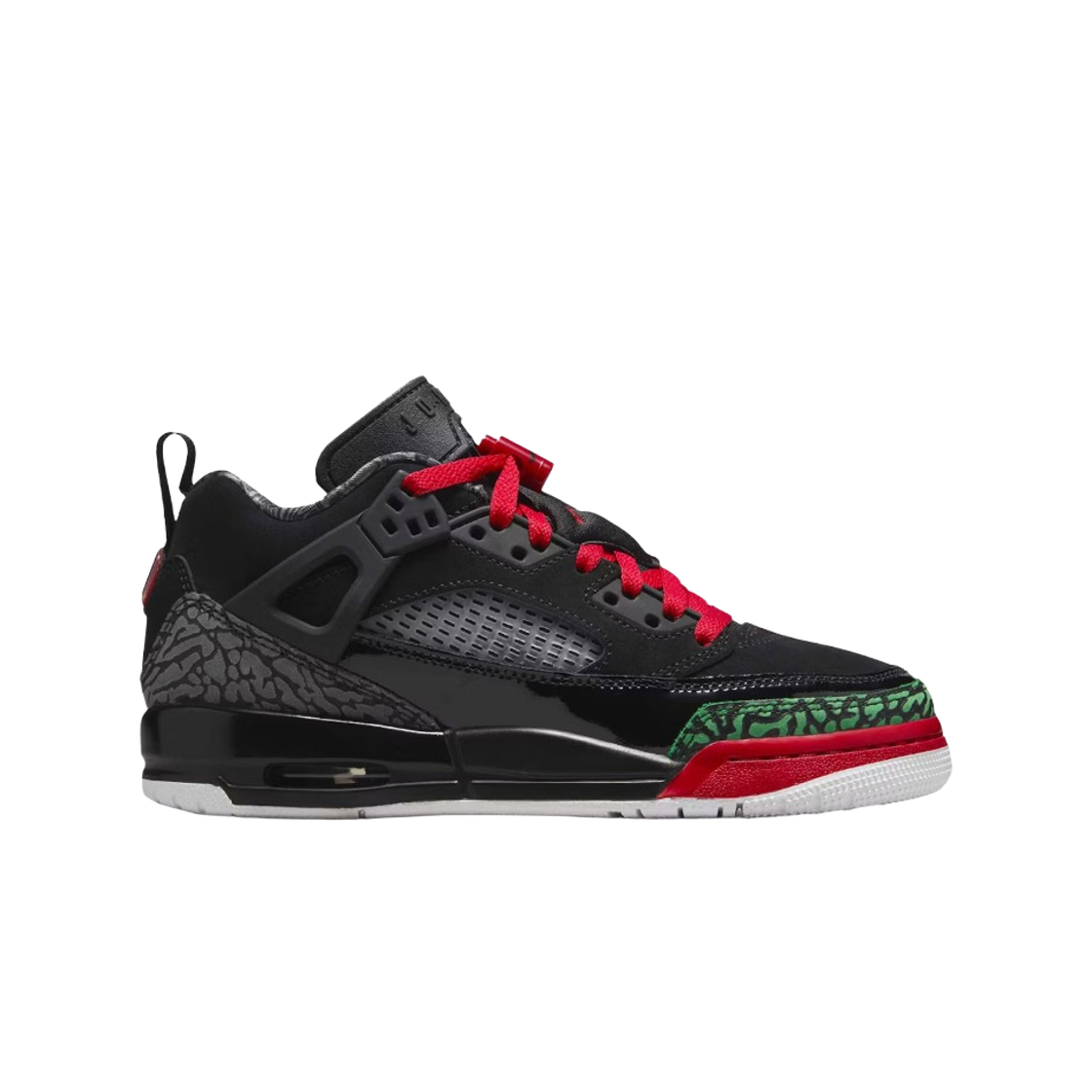 (GS) 조던 스피자이크 로우 블랙 클래식 그린((GS) Jordan Spizike Low Black Classic Green) - 1