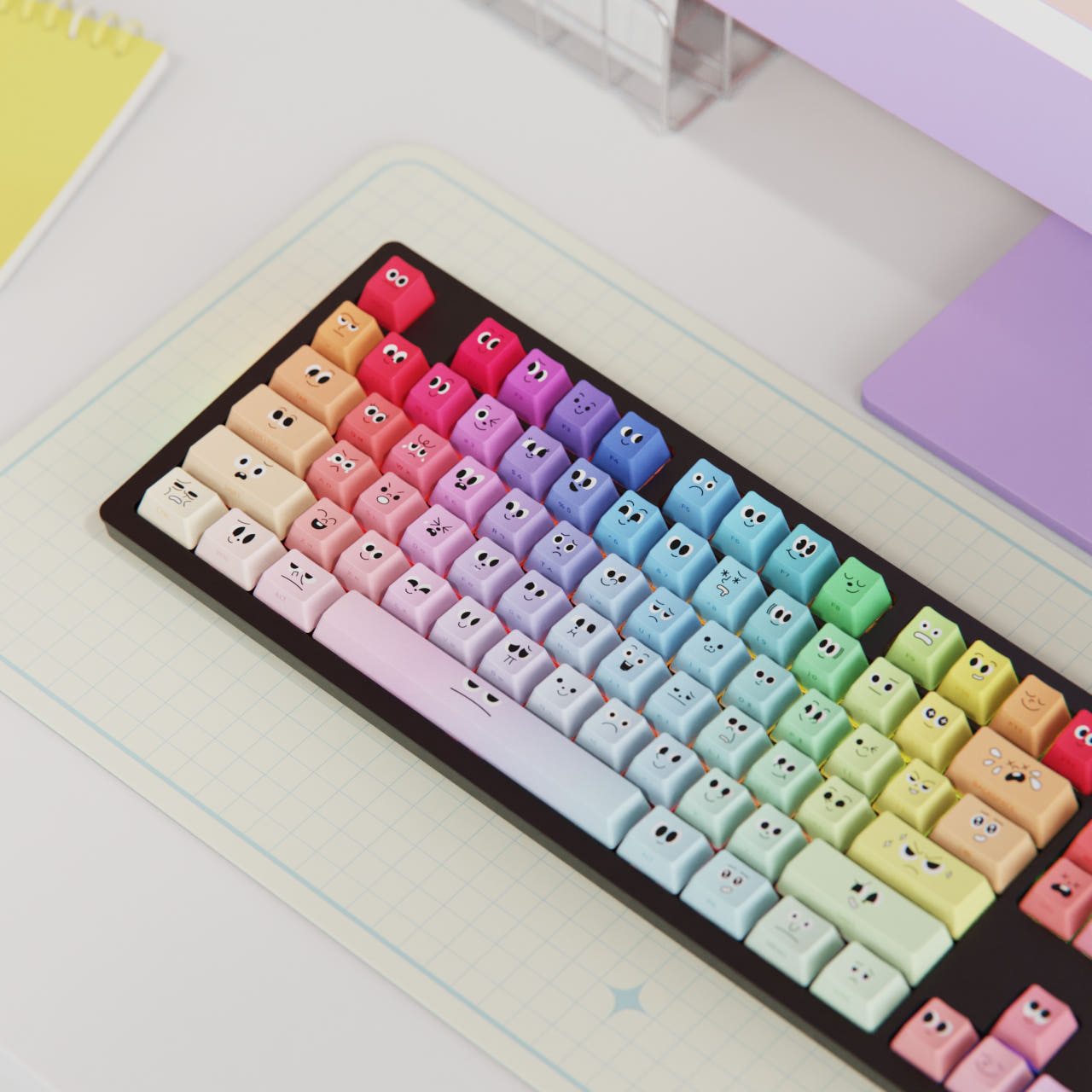 시이닷 와글바글 염료승화 한글 PBT 키캡(C.e.dot  WagleBagle Hangul PBT Keycaps) - 6