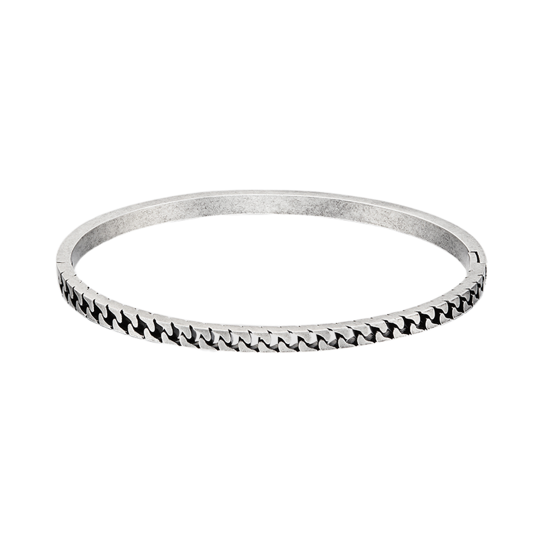 넘버링 #5952 하프 앤 하프 뱅글 브레이슬릿 빈티지(NUMBERING #5952 Half & Half Bangle Bracelet Vintage)