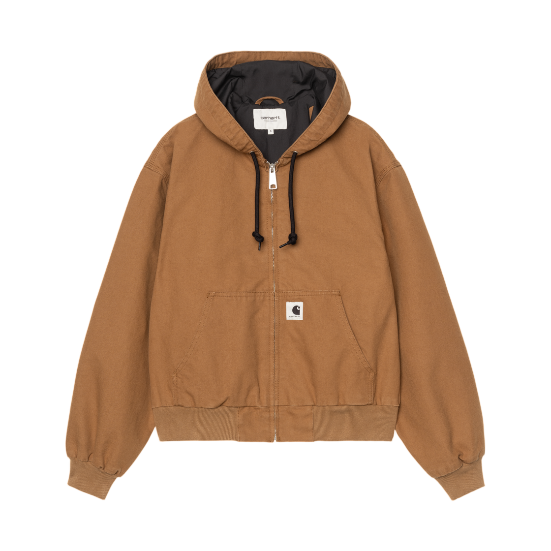I034321-HZ-02 (W) Carhartt WIP OG Active Jacket Hamilton Brown Rinsed