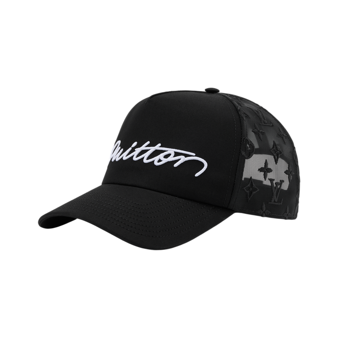 루이비통 시그니쳐 메쉬 캡 블랙(Louis Vuitton Signature Mesh Cap Black) - 2