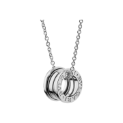 Bulgari 18K White Gold B.Zero1 Necklace