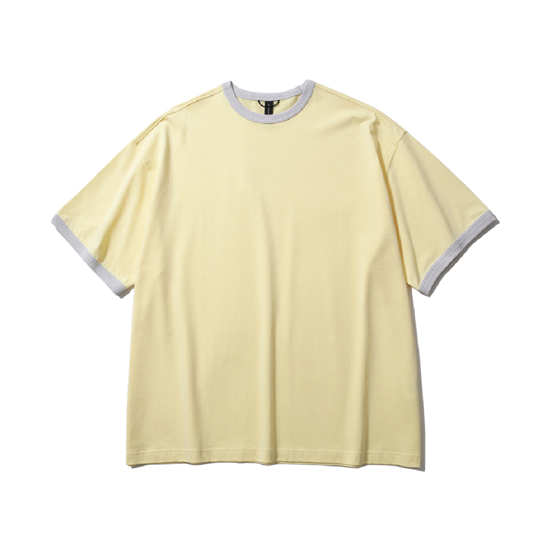 [SS26] 모이프 링거 티 커스타드([SS26] moif Ringer H/S Tee Custard)