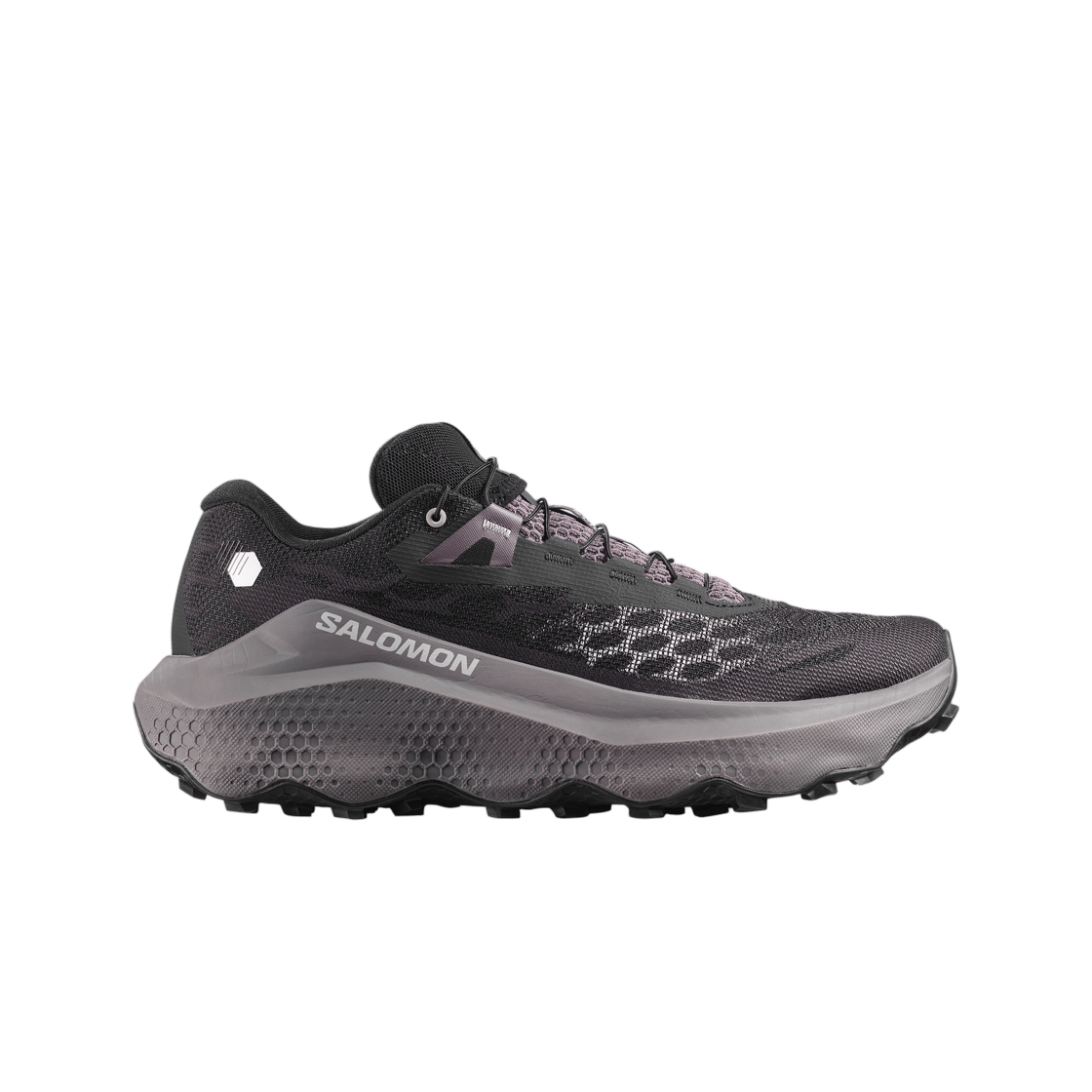 L49141200 Salomon Ultra Glide 4 Black Dark Gull Gray Silver Cloud