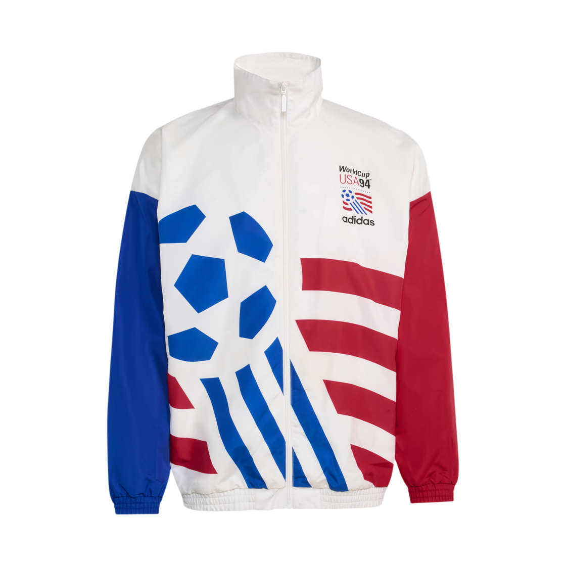 아디다스 그래픽 우븐 트랙 탑 클라우드 화이트(Adidas Graphic Woven Track Top Cloud White) - 1
