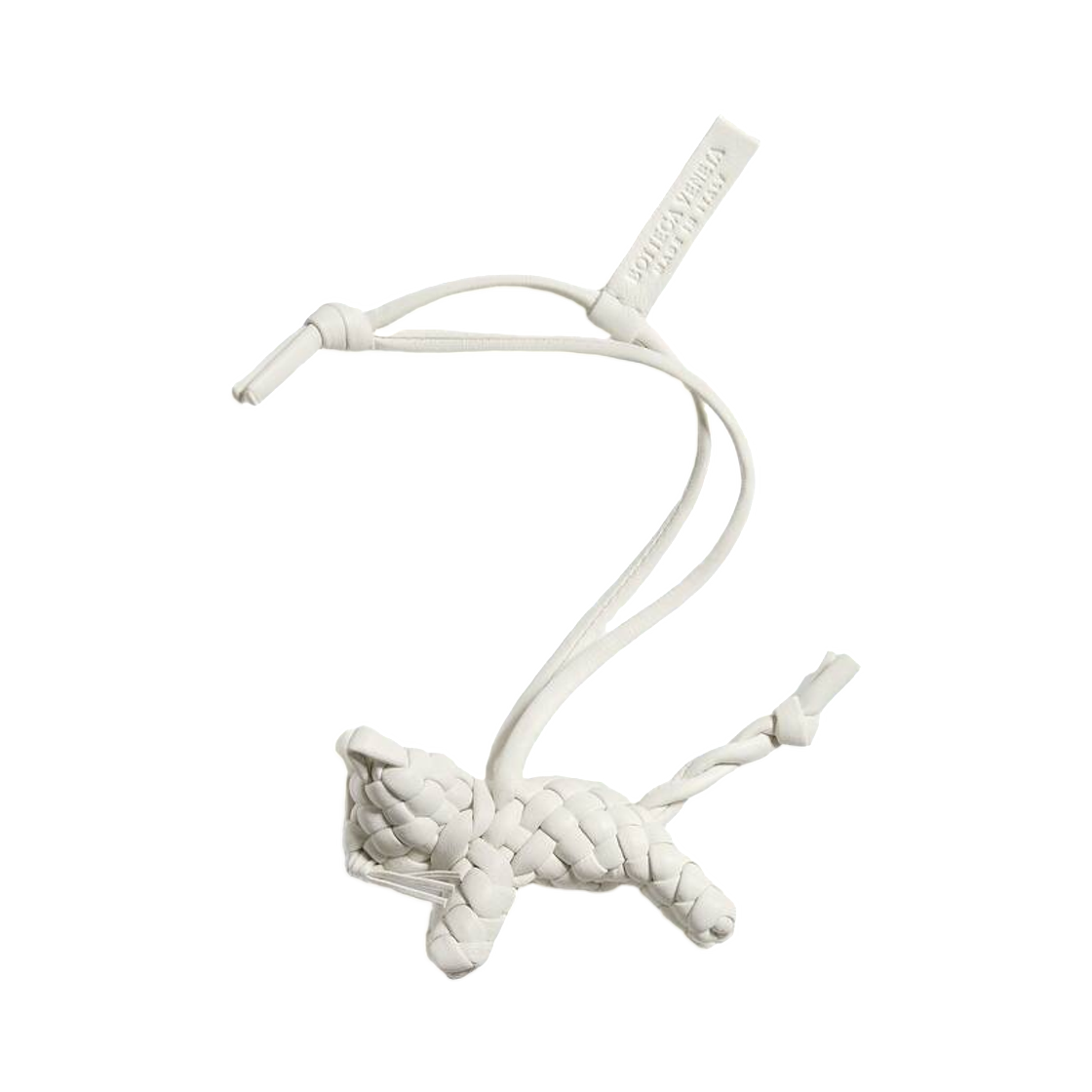 835969V6FJ09000 Bottega Veneta Cat Charm White