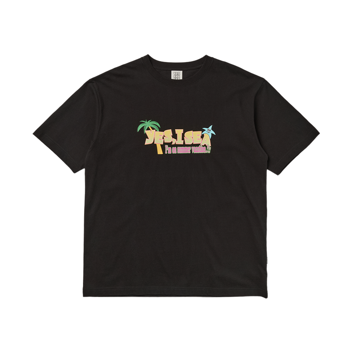 [더블적립]예스아이씨 예스 아이 씨 티셔츠 블랙([더블적립]YESEYESEE Yes I Sea Tee Black)