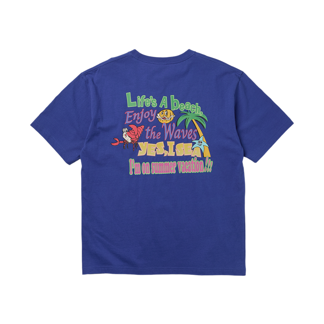 [더블적립]예스아이씨 예스 아이 씨 티셔츠 블루([더블적립]YESEYESEE Yes I Sea Tee Blue) - 2