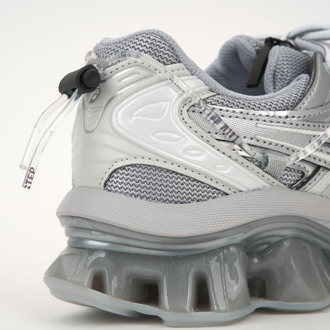 아식스 x 요아소비 젤 키네틱 Y 피드몬트 그레이 퓨어 실버(Asics x Yoasobi Gel-Kinetic Fluent Y Piedmont Grey Pure Silver) - 8