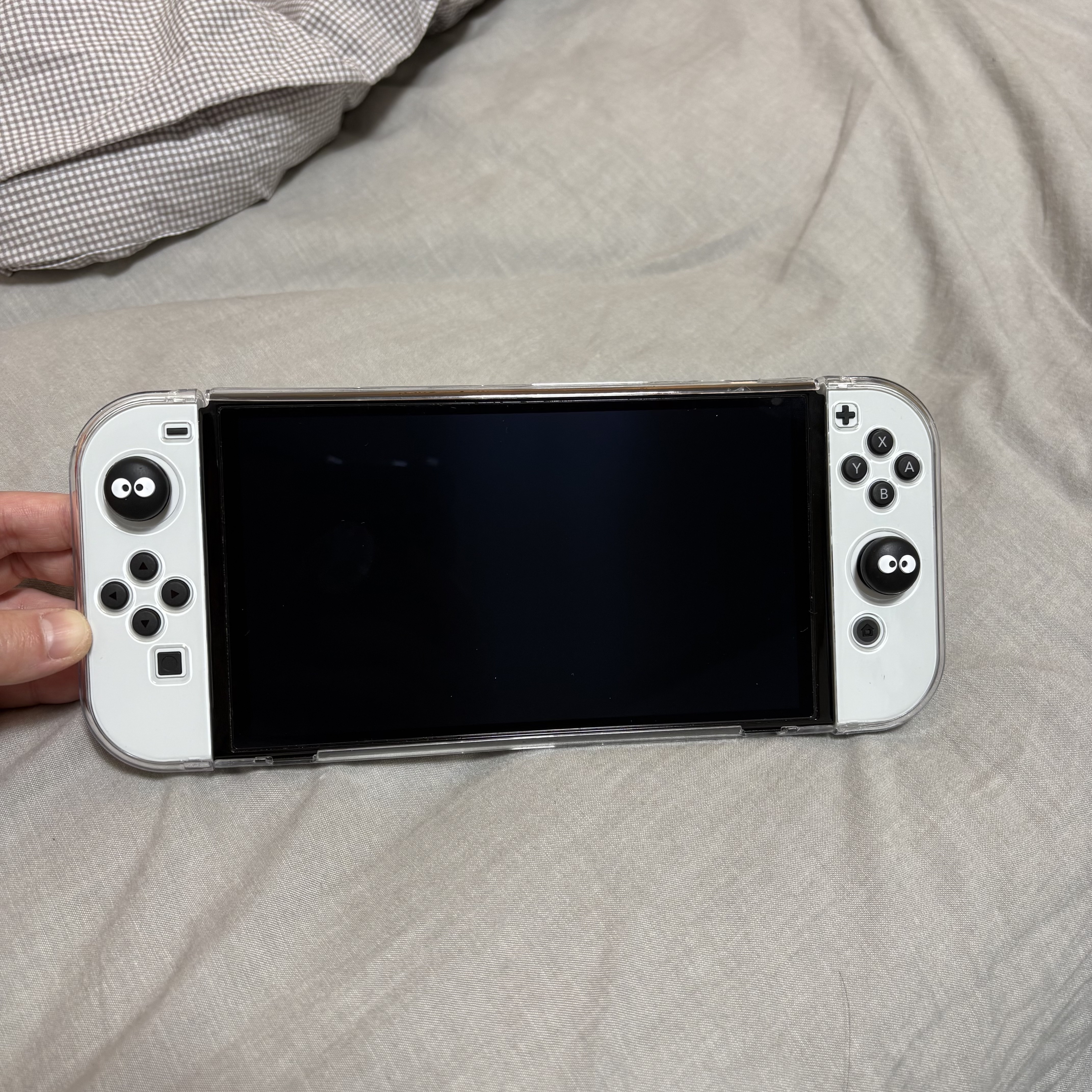 Nintendo Switch OLED White (Korean Ver.), Nintendo Switch Kirby and the Forgotten Land 착용 스타일 - 3