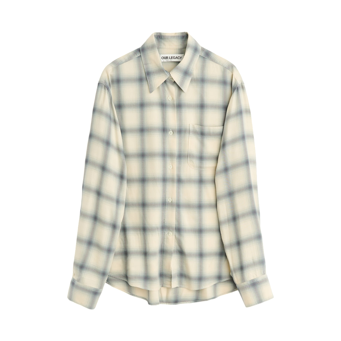 아워레가시 포에버 셔츠 새크라멘토 카우보이 비스코스(Our Legacy Forever Shirt Sacramento Cowboy Viscose) - 1