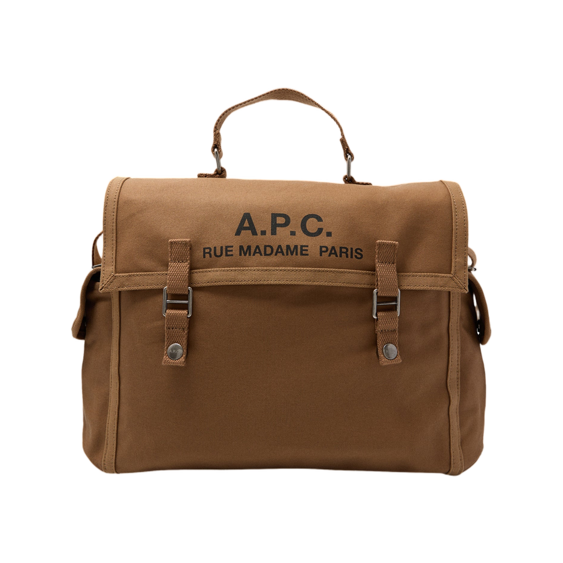 COHMH-H61930-CAB A.P.C. Recuperation Satchel Camel