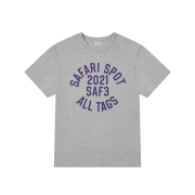 Safarispot Saf3 Stamp T-Shirt Heather Gray