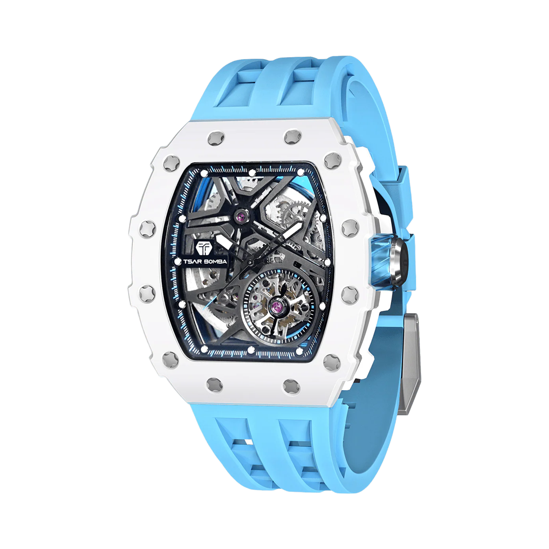 차르봄바 엘리멘탈 세라믹 오토매틱 TB8209C-04 블루 화이트(Tsar Bomba Elemental Ceramic Automatic TB8209C-04 Blue White)