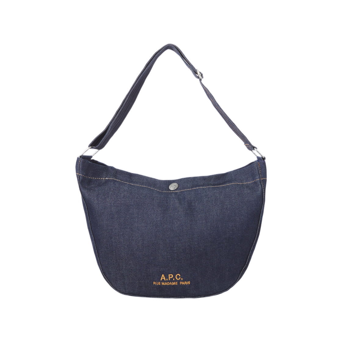 COHIZ-M67010-IAI A.P.C. Journal Small Satchel Indigo