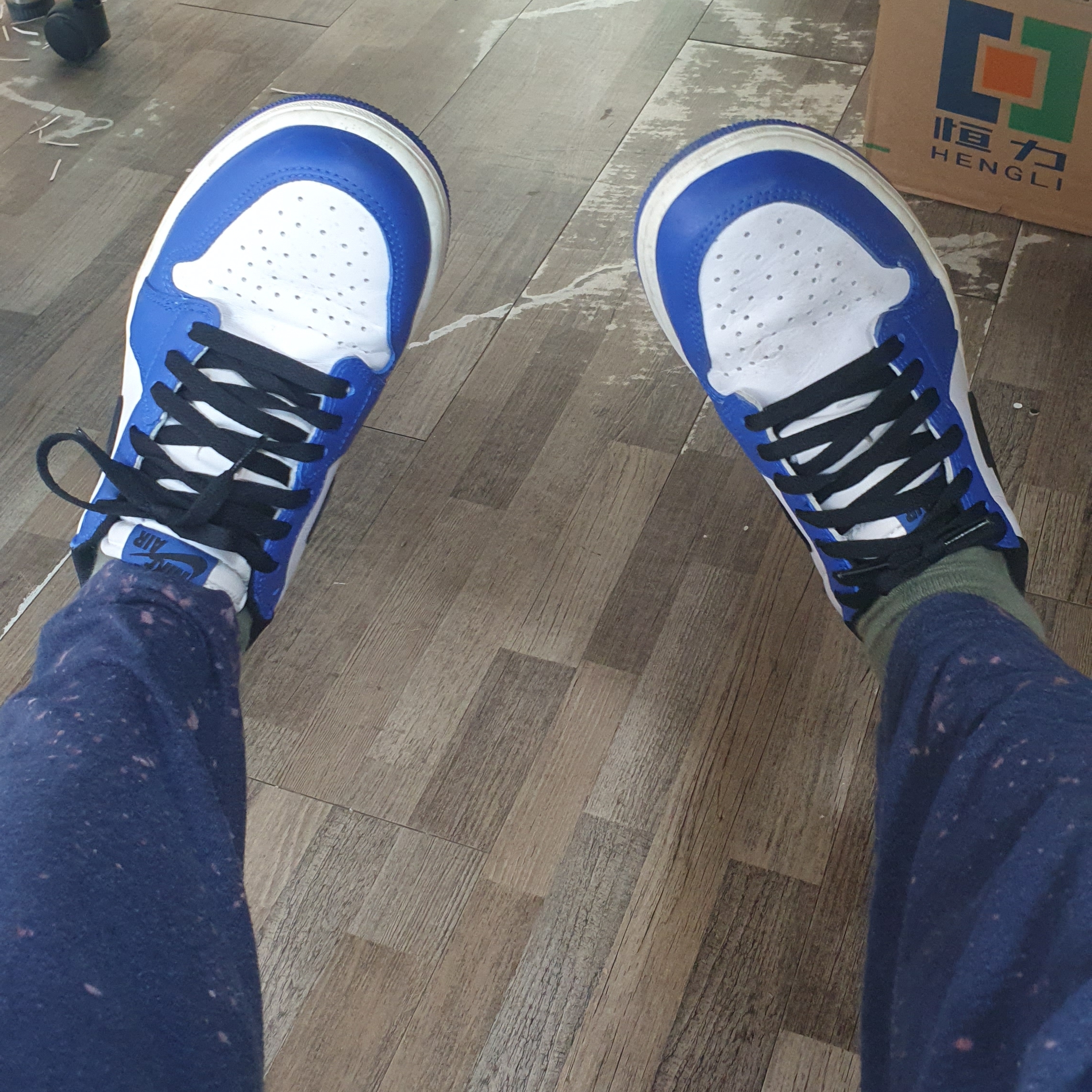 Jordan 1 Retro Low OG Game Royal 착용 스타일 - 2