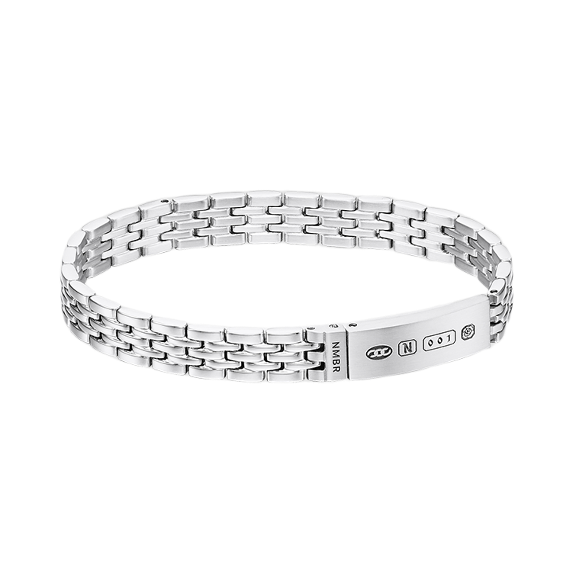 넘버링 #1909 체인 워치 브레이슬릿 실버(NUMBERING #1909 Chain Watch Bracelet Silver)