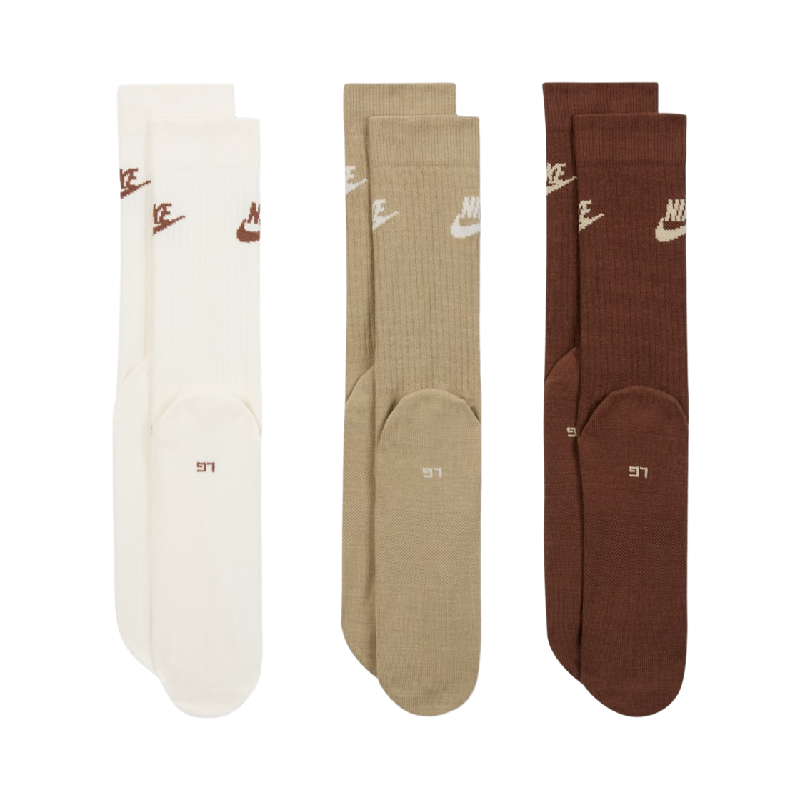 나이키 NSW 에브리데이 에센셜 크루 삭스 멀티컬러 (3개입/국내 정식 발매 제품)(Nike NSW Everyday Essential Crew Socks Multicolor (3 Pack/Korean Ver.)) - 3
