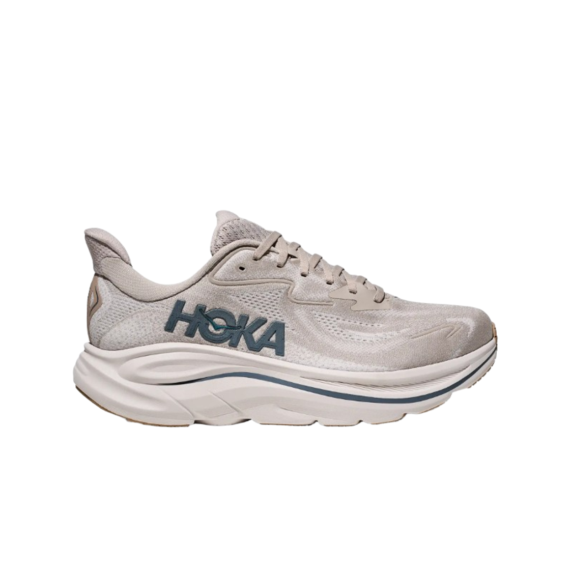 1162030-PTYG Hoka Clifton 10 Putty Grout - Regular