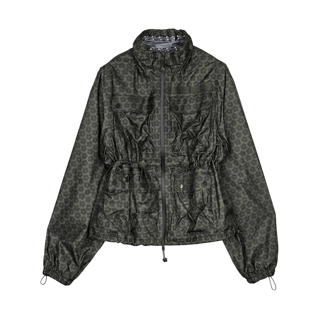 (W) 노스페이스 x 세실리에 반센 컨버터블 자켓 포레스트 나이트 그린((W) The North Face x Cecilie Bahnsen  Convertible Jacket  Forest Night Green)