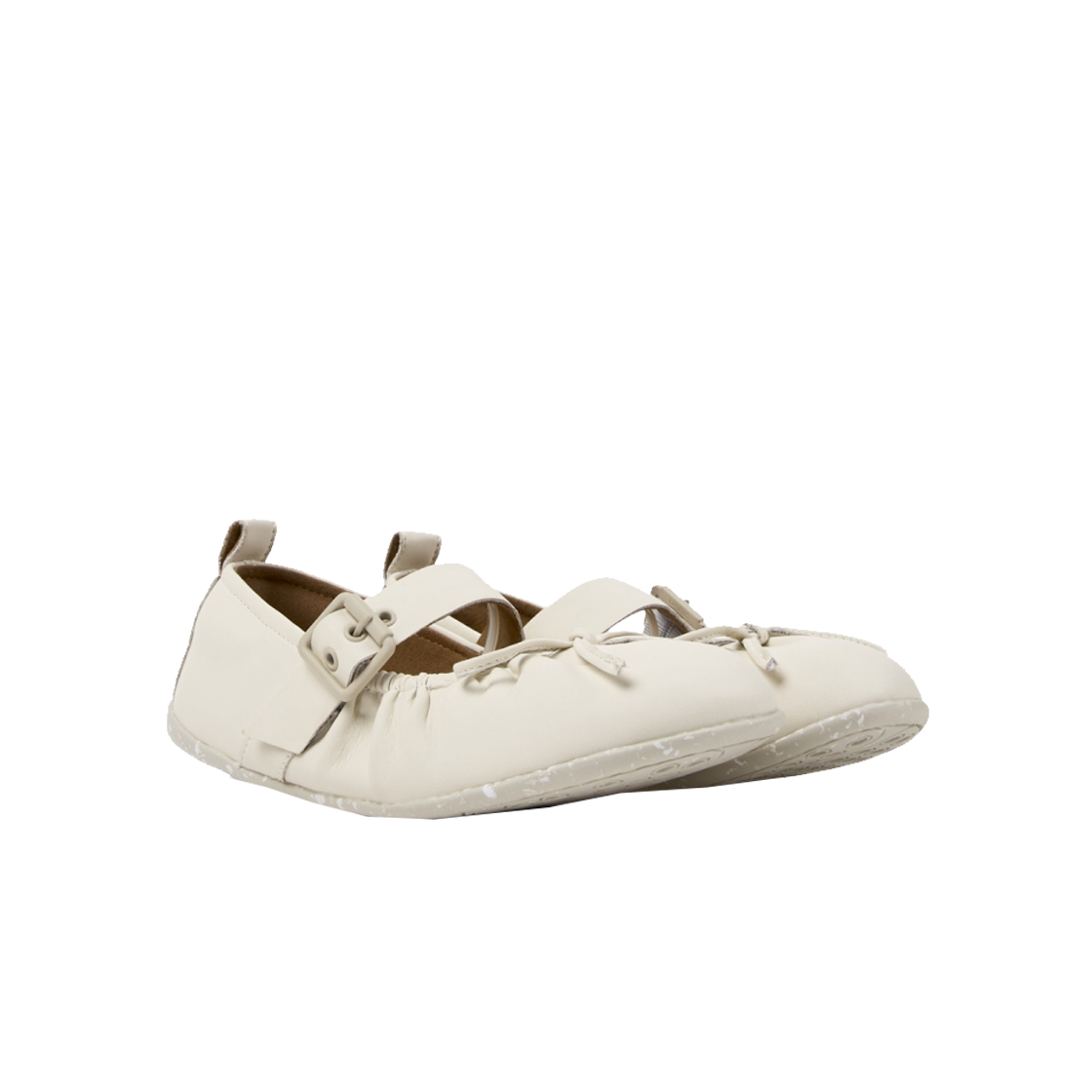 캠퍼 여성 와비 플랫슈즈 아이보리(Camper Women Wabi Flat Ivory) - 2