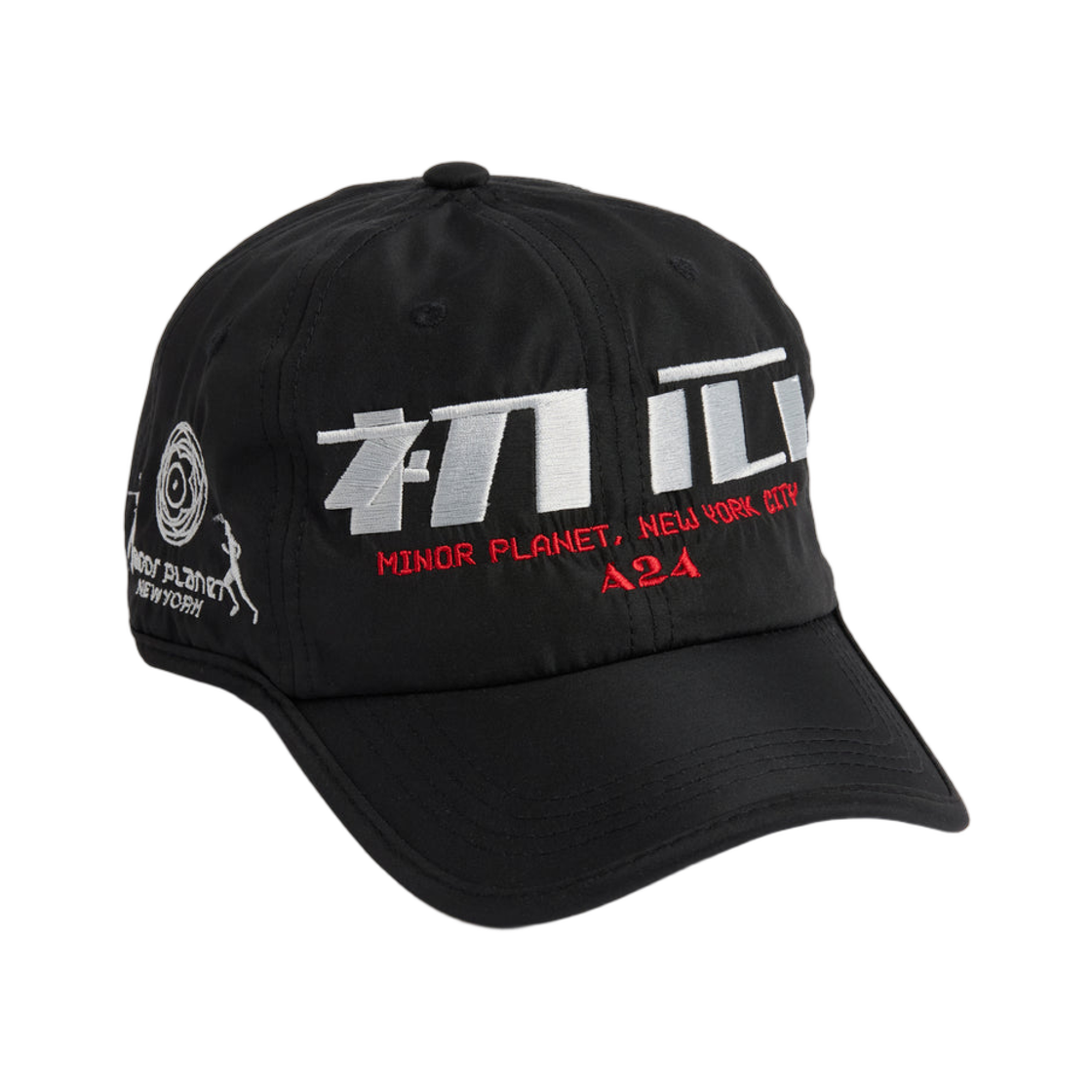 A24 더 스매싱 머신 x 마이너 플래닛 스포츠 캡 블랙(A24 The Smashing Machine x Minor Planet Sports Cap Black)