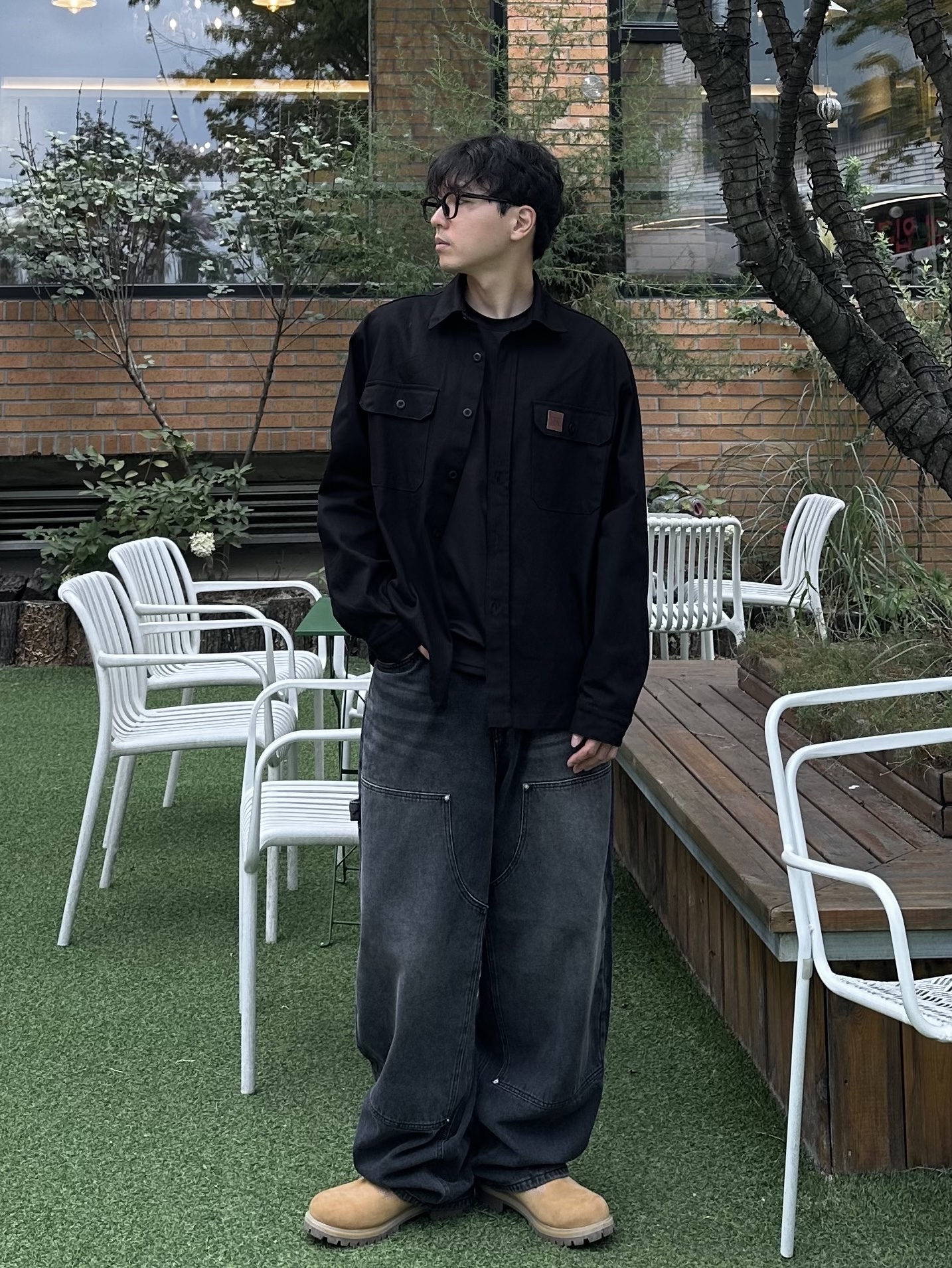 Timberland Premium 6 inch Waterproof Boot Wheat Nubuck - Wide 착용 스타일 - 1