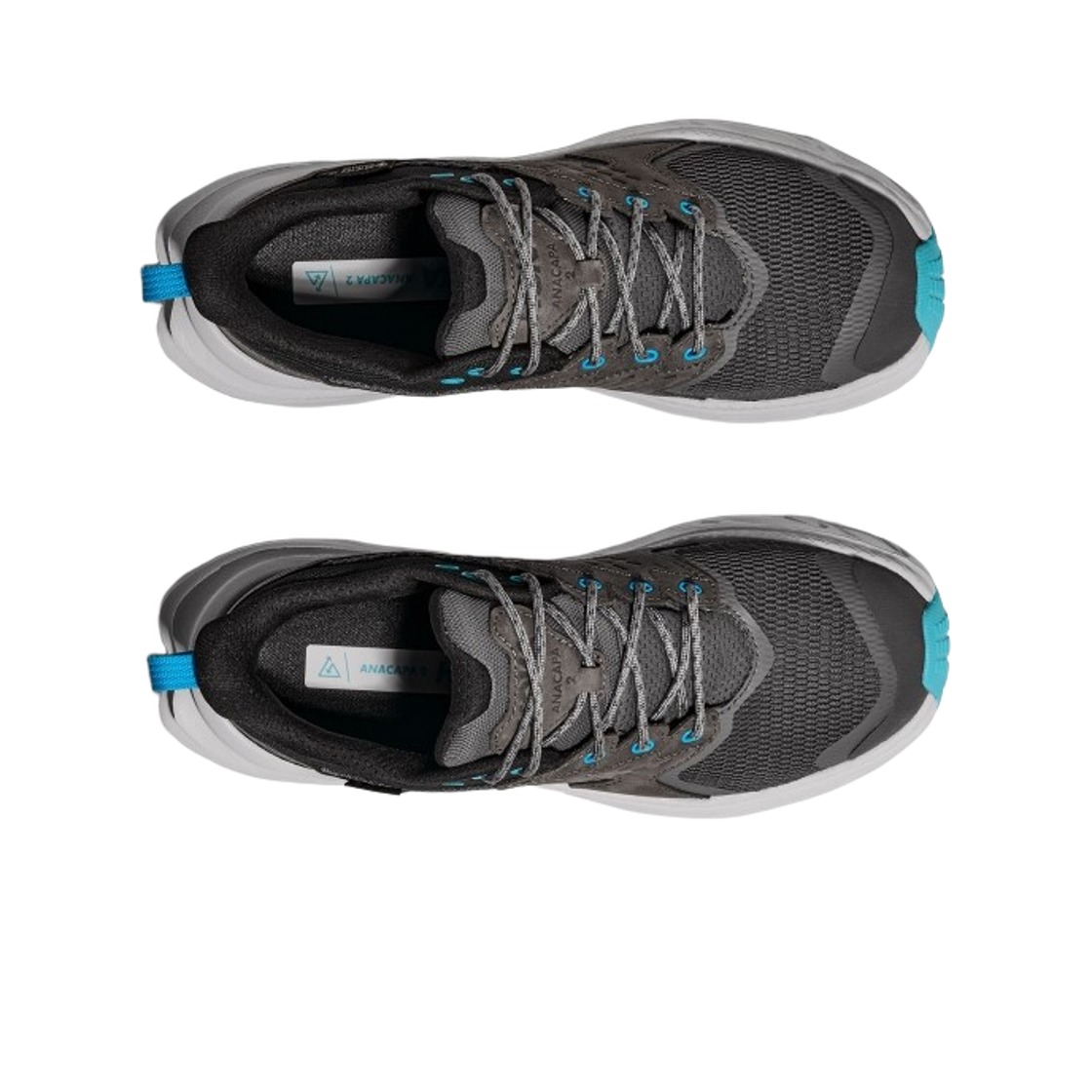 (W) 호카 아나카파 2 로우 GTX 새틀라이트 그레이 씨 아이스 - 레귤러((W) Hoka Anacapa 2 Low GTX Satellite Grey Sea Ice - Regular) - 2