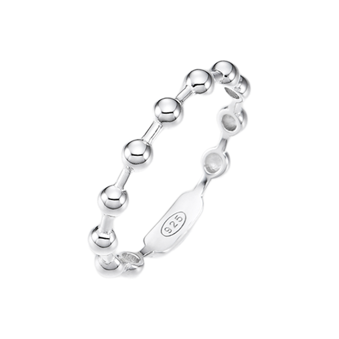 넘버링 #7501 스몰 볼 체인 링 실버(NUMBERING #7501 Small Ball Chain Ring Silver) - 1