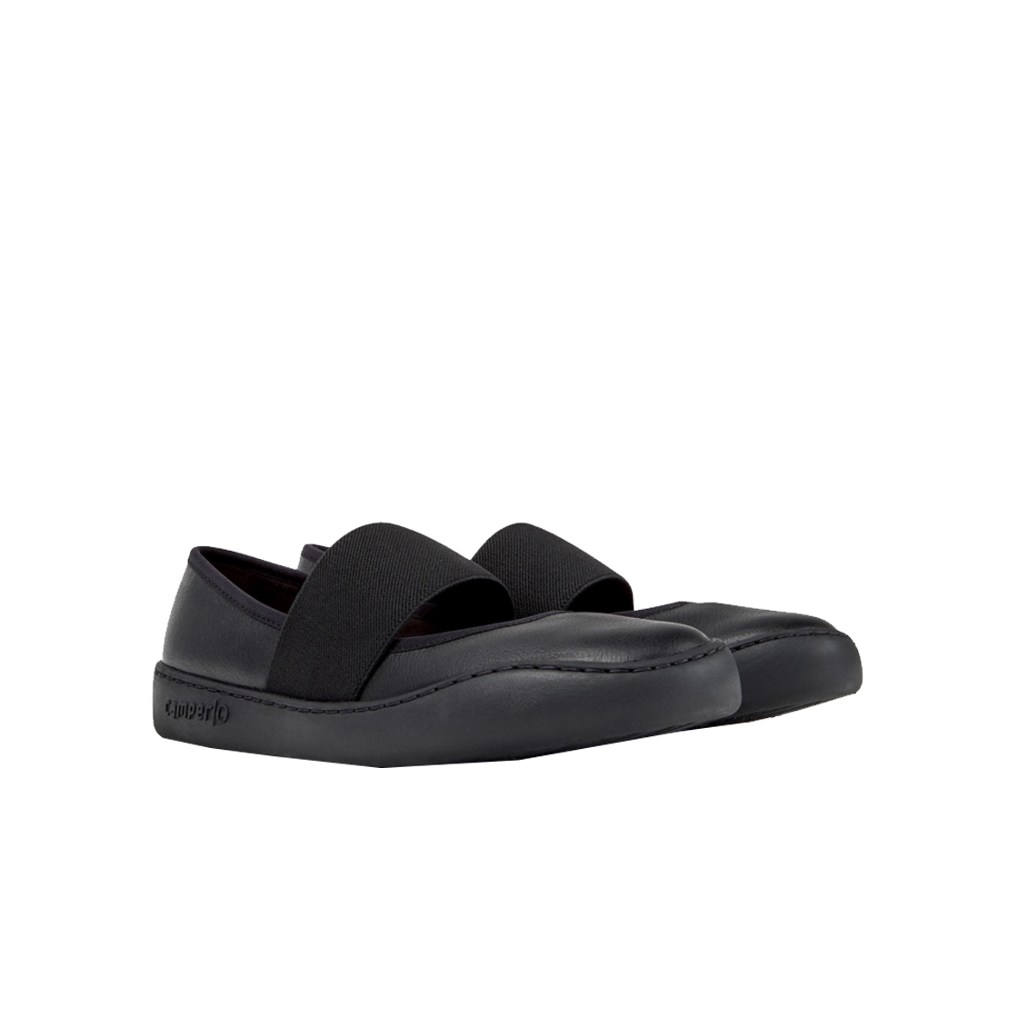 캠퍼 여성 페우 투어링 플랫슈즈 블랙(Camper Women Peu Touring Flat Black) - 2