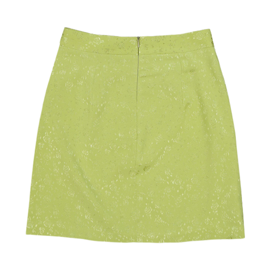 뮈르뮈르 브이 자가드 샤틴 미니 스커트 라이트그린(Murmure Jacquard Satin Mini Skirt Light Green) - 2