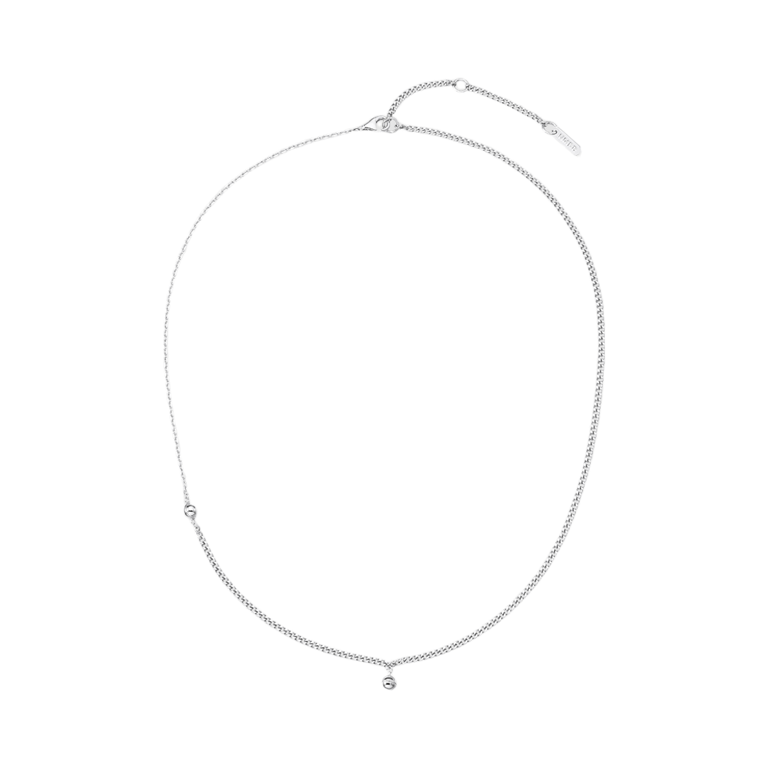넘버링 #7791 미니 볼 네크리스 실버(NUMBERING #7791 Mini Ball Necklace Silver) - 1