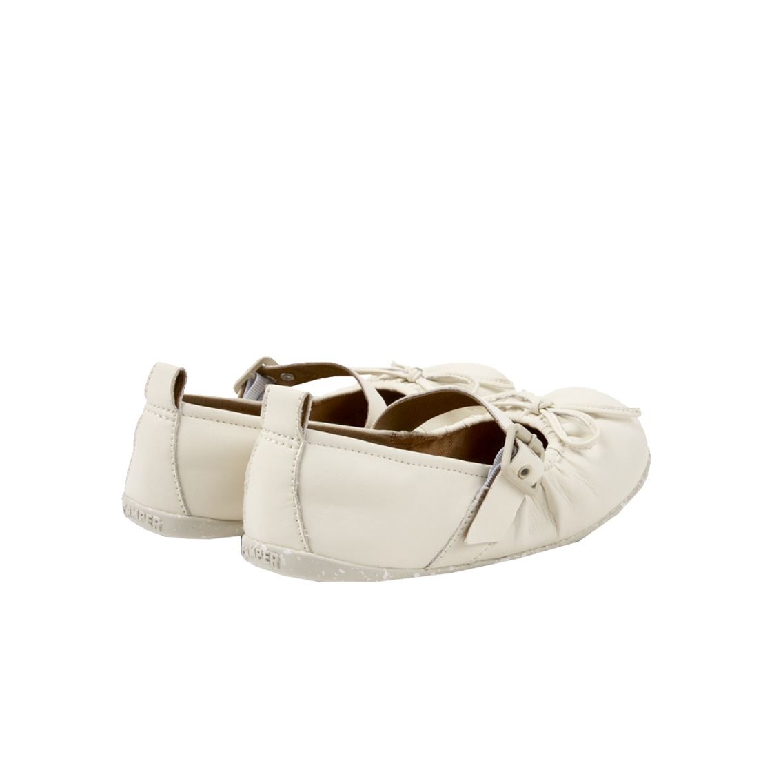 캠퍼 여성 와비 플랫슈즈 아이보리(Camper Women Wabi Flat Ivory) - 4