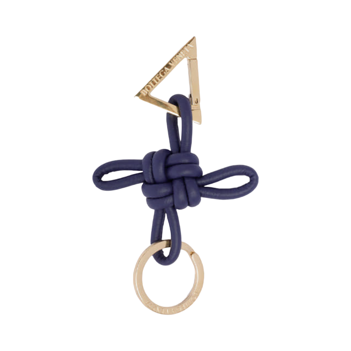보테가 베네타 트라이앵글 키링 블루(Bottega Veneta Triangle Keyring Blue) - 1