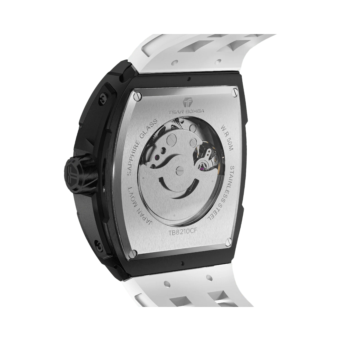 차르봄바 엘리멘탈 카본파이버 파워리저브 오토매틱 TB8210CF-02 엘리트 화이트(Tsar Bomba Elemental Carbon Fiber Automatic TB8210CF-02 Elite White) - 2