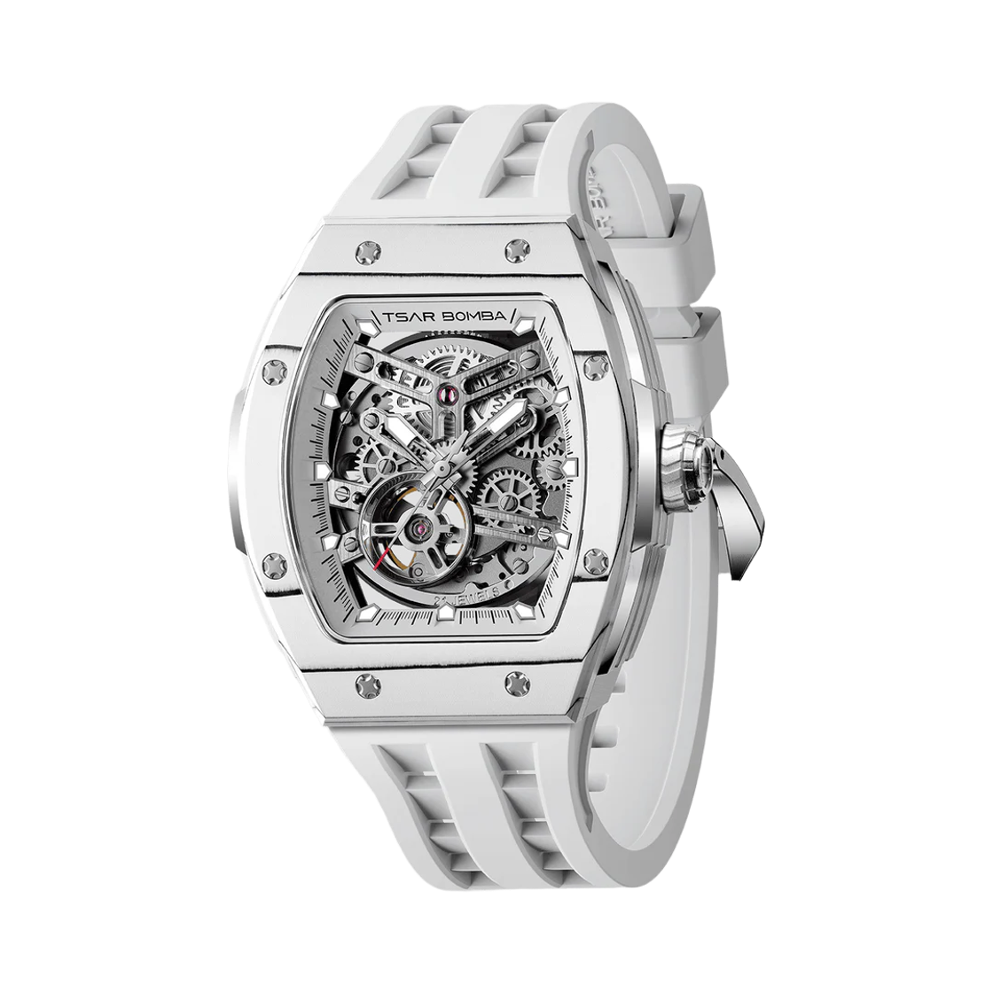 차르봄바 엘리멘탈 카본파이버 오토매틱  TB8228CF-04 엘레강트 화이트(Tsar Bomba Elemental-Carbon Fiber Automatic  TB8228CF-04 Ellegant White) - 1