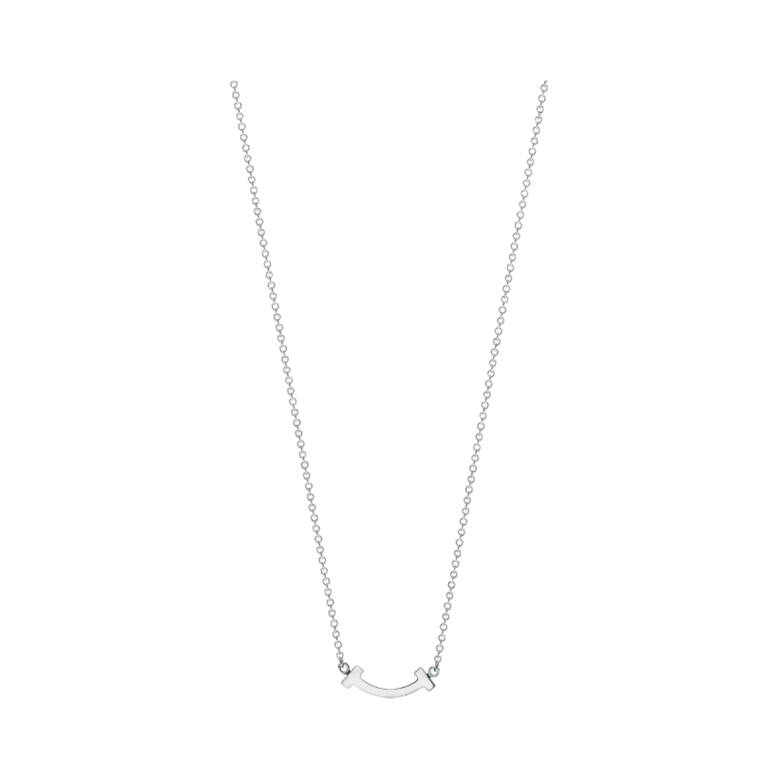 티파니 앤 코 티파니 T 스마일 펜던트 18K 화이트 골드 다이아몬드(Tiffany & Co. Tiffany T Smile Pendant 18K White Gold Diamonds) - 2