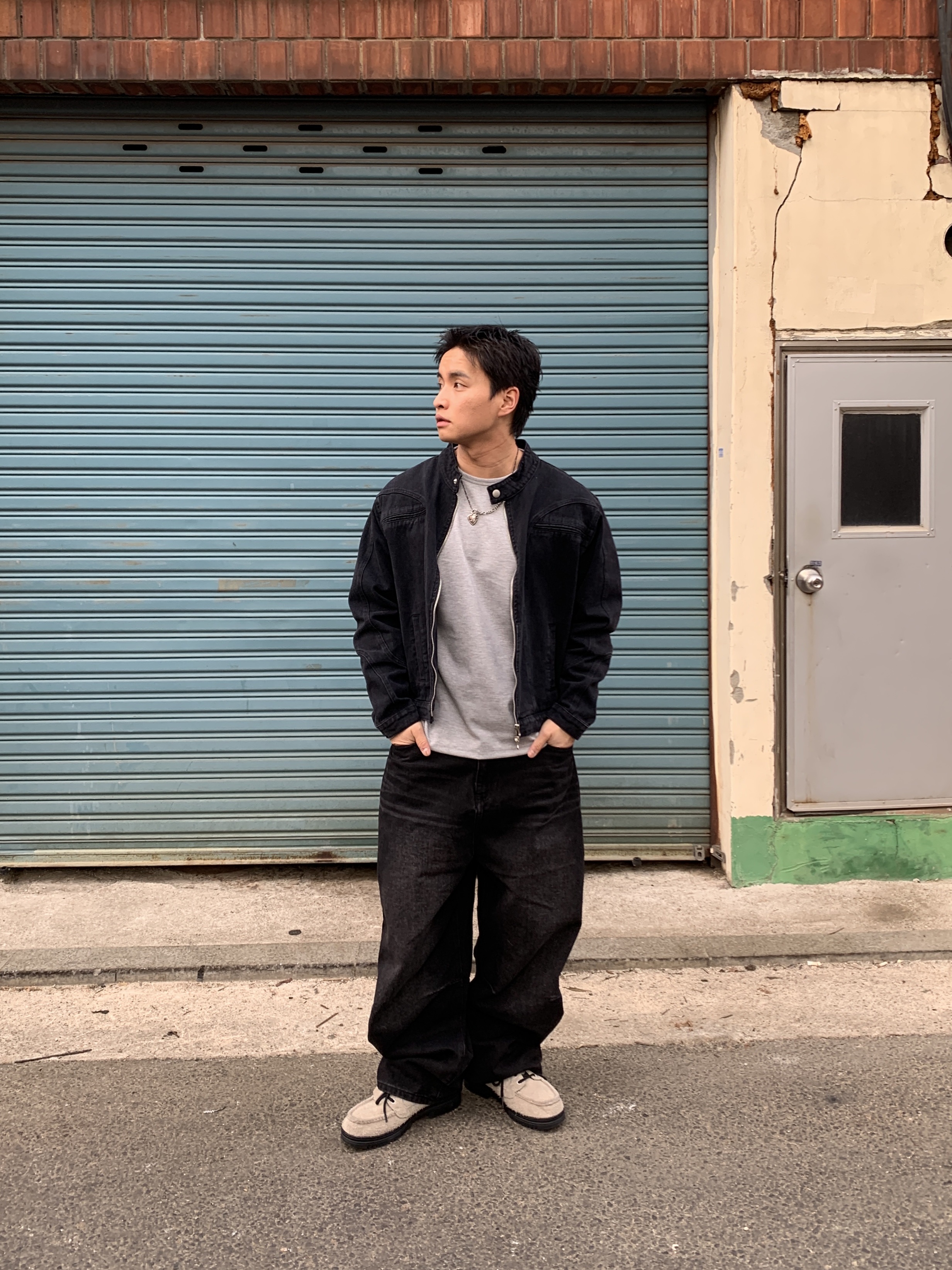 Timberland x Thisisneverthat Heritage Gore-Tex Moc Toe Mid Boots Desert - Wide 착용 스타일