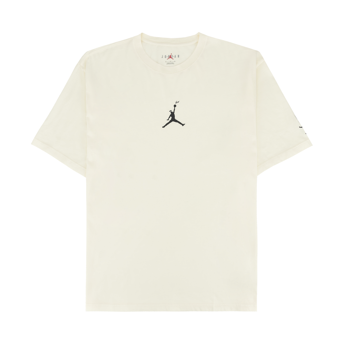조던 x 유니온 x 프라그먼트 티셔츠 블랙 페일 아이보리 (IM6556-110)(Jordan x Union x Fragment T-Shirt Black Pale Ivory (IM6556-110))