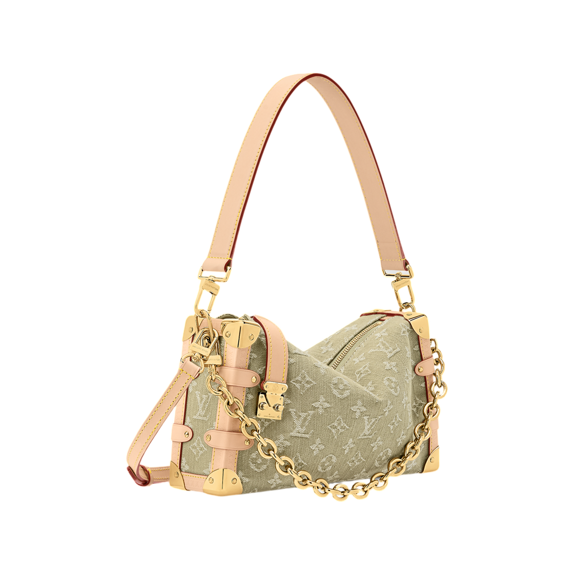 루이비통 사이드 트렁크 MM 이스트 웨스트 데님 카키(Louis Vuitton Side Trunk MM East West Denim Khaki) - 2