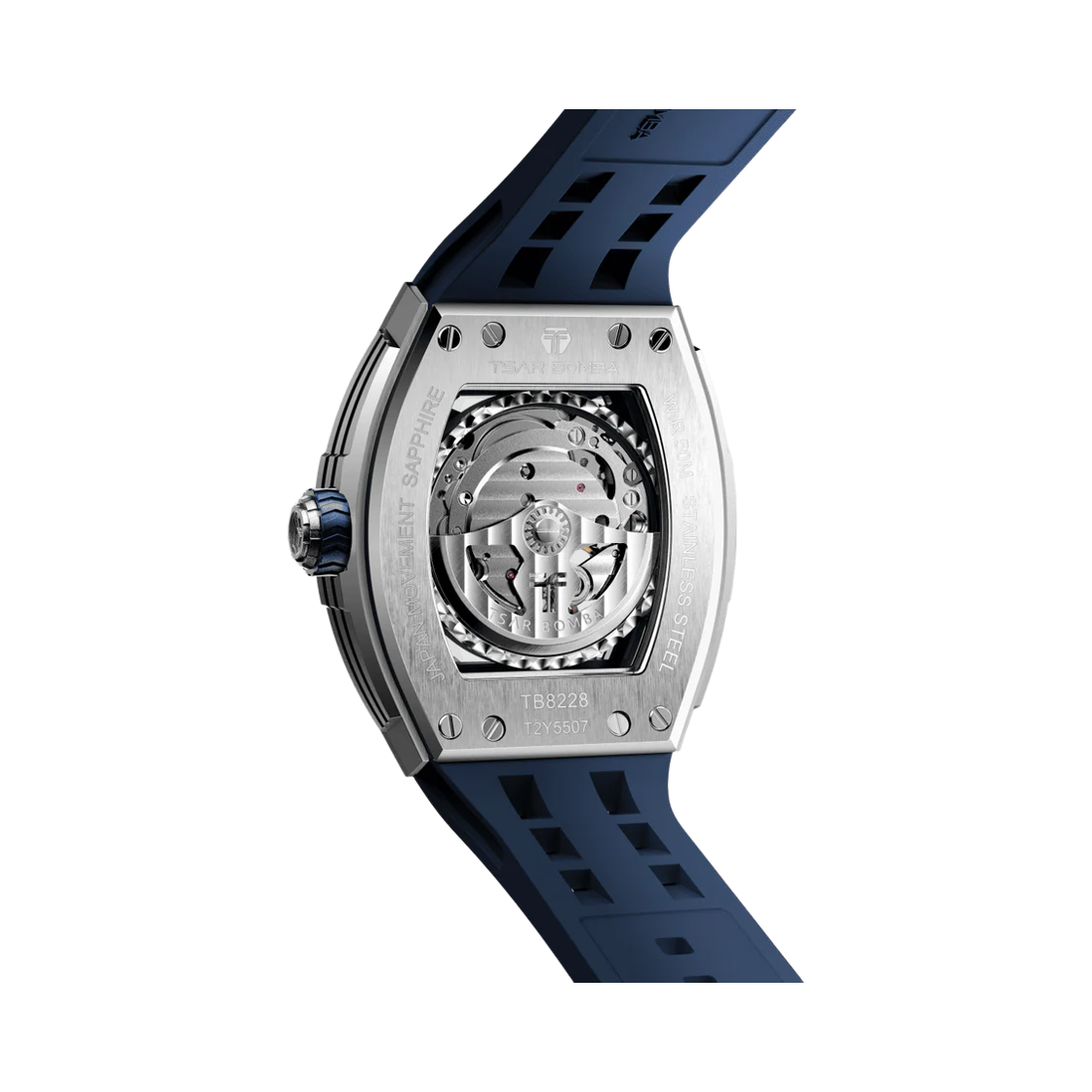 차르봄바 엘리멘탈 오토매틱 워치 TB8228A 실버 블루(Tsar Bomba Elemental Automatic Watch TB8228A Silver Blue) - 2