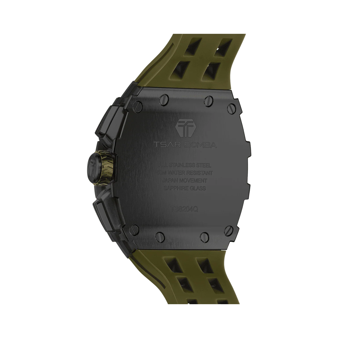 차르봄바 엘리멘탈 크로노그래프 캘린더 쿼츠 워치 TB8204Q-38 올리브 그린(Tsar Bomba Elemental Chronograph Calendar Quartz TB8204Q-38 Olive Green) - 2