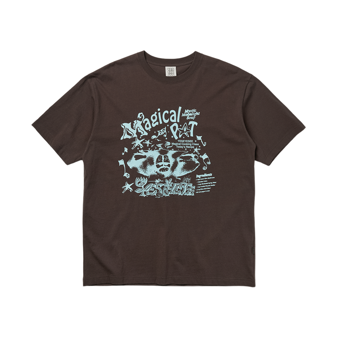 [더블적립]예스아이씨 예스 매지컬 티셔츠 다크 브라운([더블적립]YESEYESEE Y.E.S Magical Tee Dark Brown)