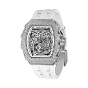 Tsar Bomba Elemental Zirconia Cubic Automatic TB8208D-11 White 2