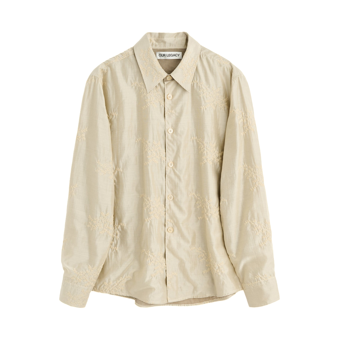 M2262BC Our Legacy Beyond Shirt Champagne Bloom Ethereal Veil